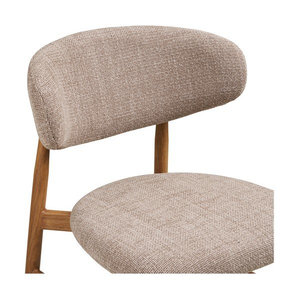 Béžová/v prírodnej farbe čalúnená barová stolička (výška sedadla 65 cm) Levanto – House Nordic-image-4