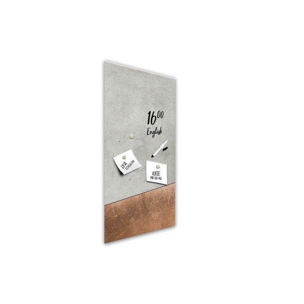 Magnetická tabuľa Styler Grey Copper, 30 × 60 cm-image-2