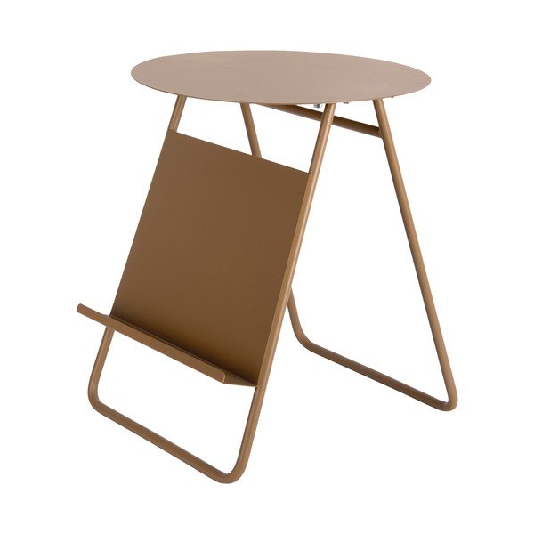 Kovový okrúhly odkladací stolík ø 40 cm Esencia – Leitmotiv