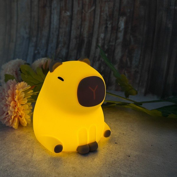 Svetložlté detské nočné svietidlo Capybara – Fischer & Honsel-image-2