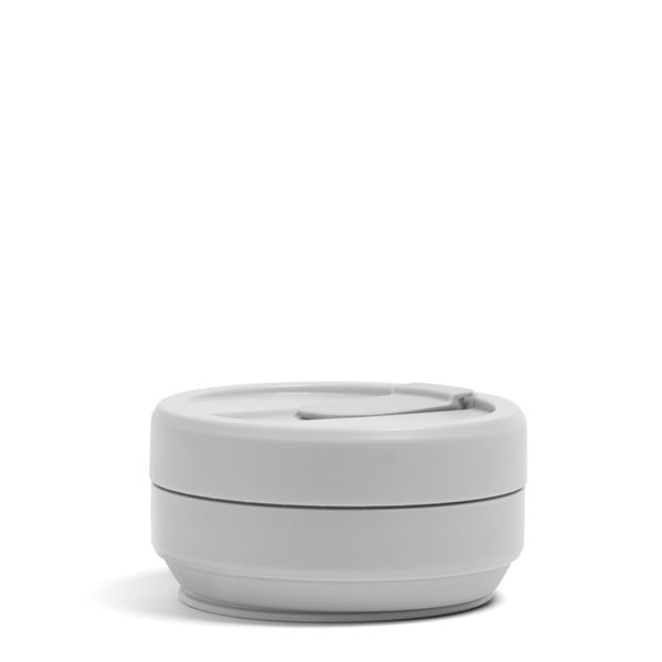 Sivý skladací cestovný hrnček Stojo Biggie Cashmere, 470 ml-image-1