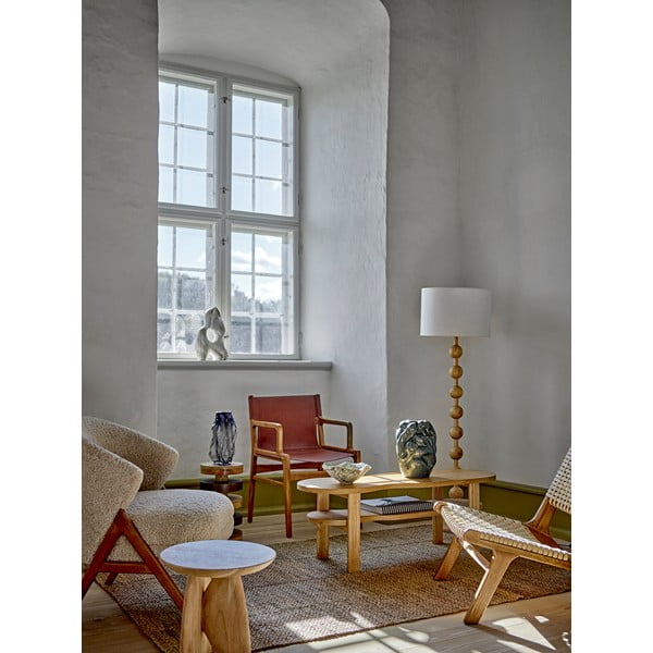 Okrúhly odkladací stolík z mangového dreva ø 25 cm Franka – Bloomingville-image-2