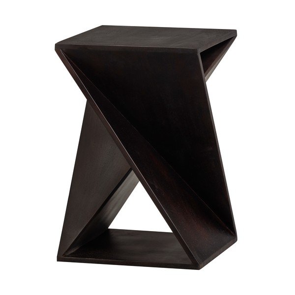 Odkladací stolík z masívu akácie 41x41 cm Ikem – WOOOD-image-4