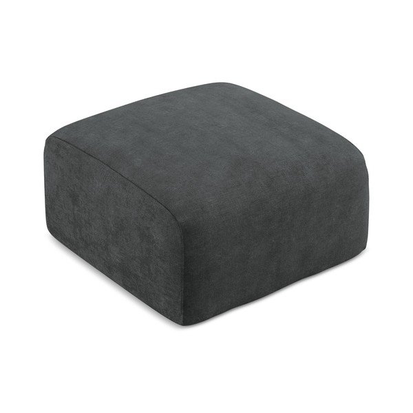 Tmavosivá ženilková podnožka Leila – Makamii-image-2