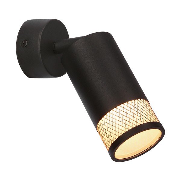 Čierne nástenné svietidlo Flin – Candellux Lighting