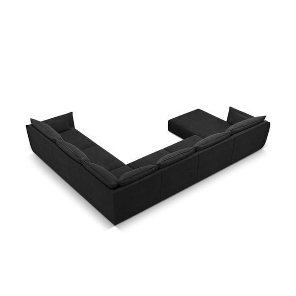 Tmavosivá rohová pohovka (pravý roh) Vanda - Mazzini Sofas-image-3