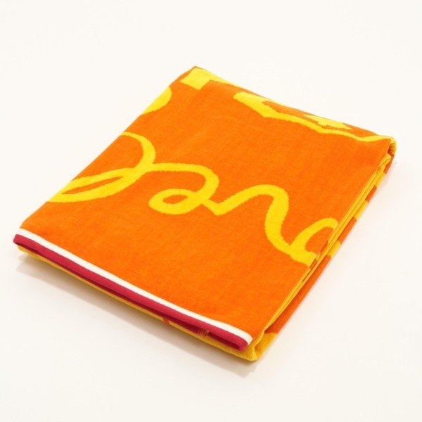 Oranžová bavlnená plážová osuška My Home Plus Sea, 100 × 173 cm-image-1