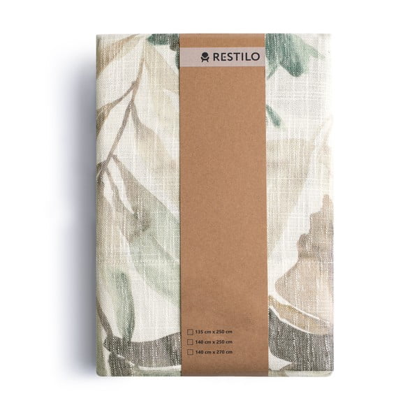 Krémovobiely/sivomodrý záves 135x250 cm Celesta – Restilo-image-4