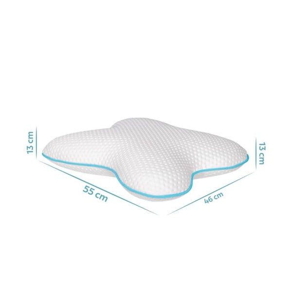 Anatomický vankúš s výplňou z pamäťovej peny 46x55 cm – Mila Home-image-4