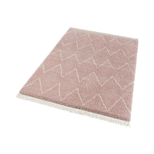 Ružový koberec Mint Rugs Rotonno, 200 x 290 cm-image-3