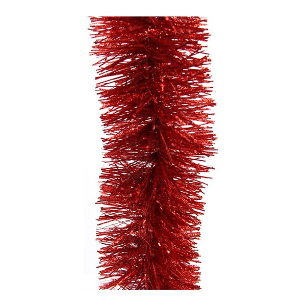 Červená vianočná girlanda Unimasa Navidad, dĺžka 180 cm