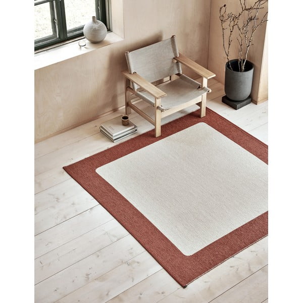 Vnútorný a vonkajší koberec v tehlovo-krémovej farbe 70x120 cm Ilda Brick – Pappelina-image-1