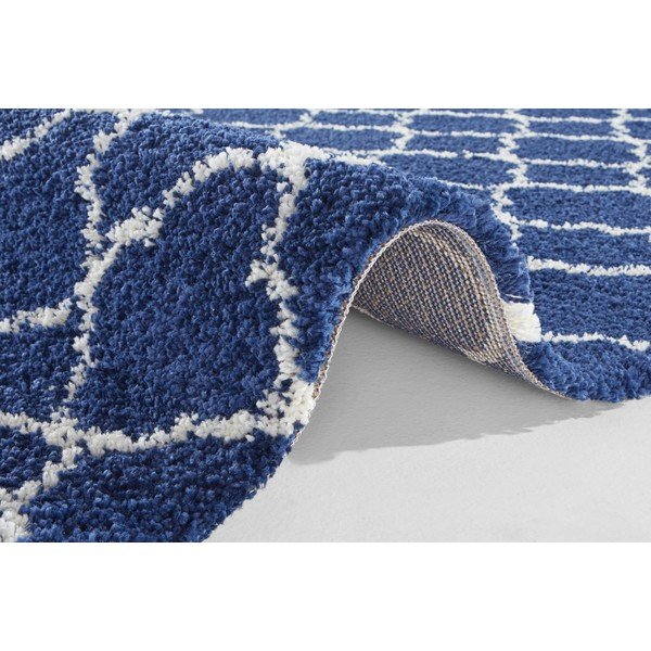 Modrý koberec Mint Rugs Luna, 80 x 150 cm-image-1