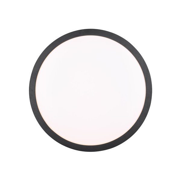 Čierne LED stropné svietidlo ø 40 cm Iseo – Trio-image-2