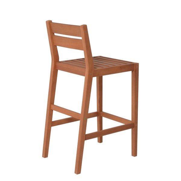 Záhradný barový set z eukalyptového dreva v prírodnej farbe pre 4 Maine – Garden Pleasure-image-4