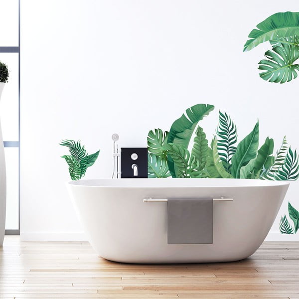 Samolepka na stenu 60x90 cm Tropical Leaves - Ambiance-image-4
