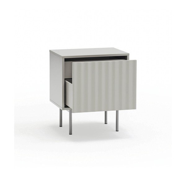 Svetlosivý matný nočný stolík Sierra – Teulat-image-3