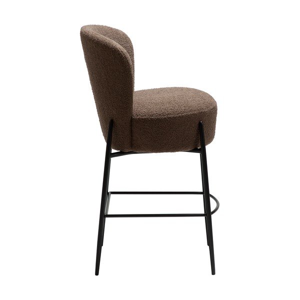Hnedá barová stolička (výška sedadla 68 cm) Orbit – DAN-FORM Denmark-image-2