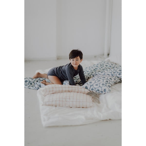 Modrá súprava do postieľky Denim Lions – Malomi Kids-image-3