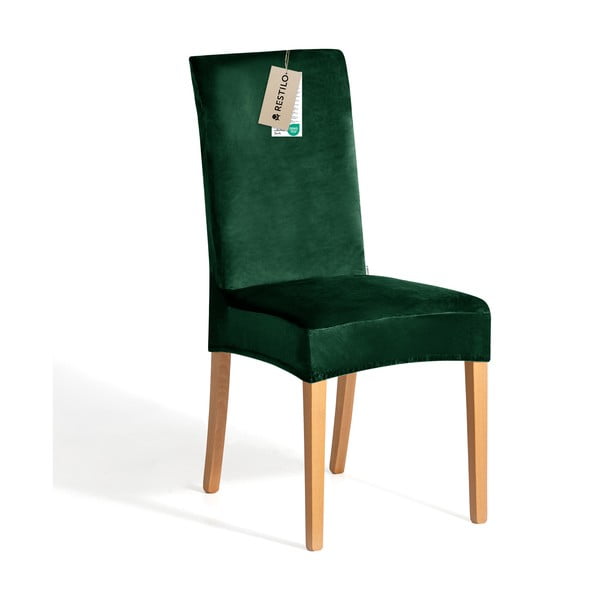 Zelený napínací poťah na stoličku 48 cm Sento – Restilo-image-2