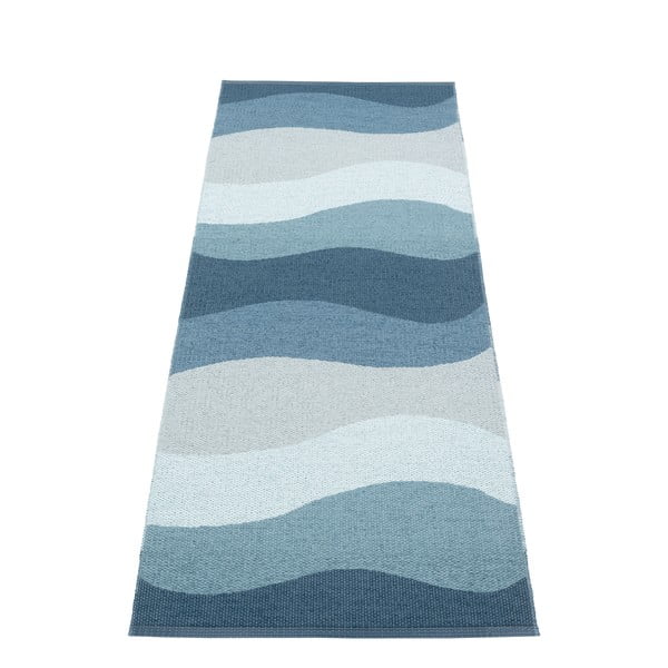 Modrý vnútorný a vonkajší behúň 70x200 cm Urvi Water – Pappelina