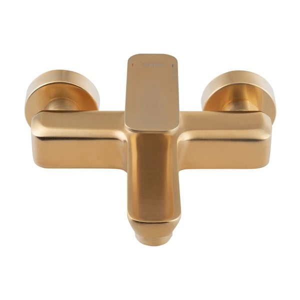 Nástenná vaňová batéria v zlatej farbe (2 výstupy) Spy – Sapho-image-2