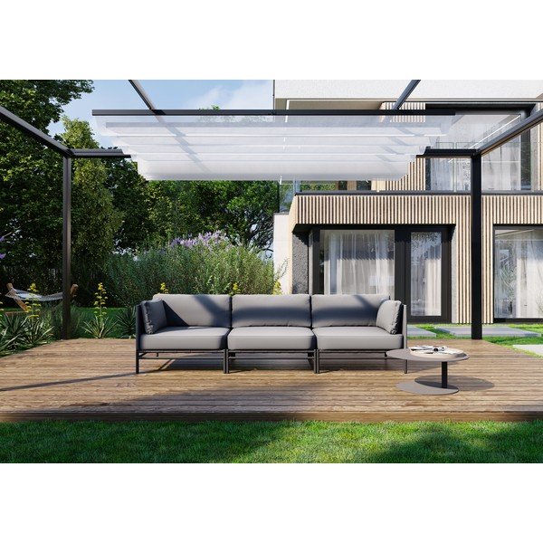 Svetlosivá záhradná modulárna pohovka 234 cm Dandy – Sit Sit-image-4