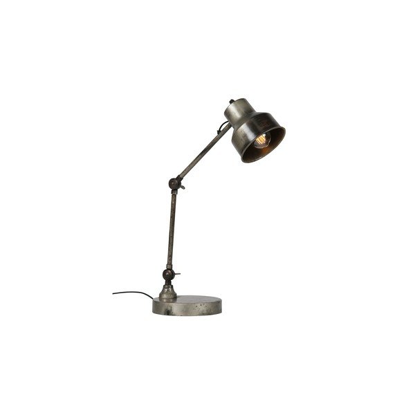 Stojacia lampa v striebornej farbe WOOOD Hector, výška 66 cm-image-1