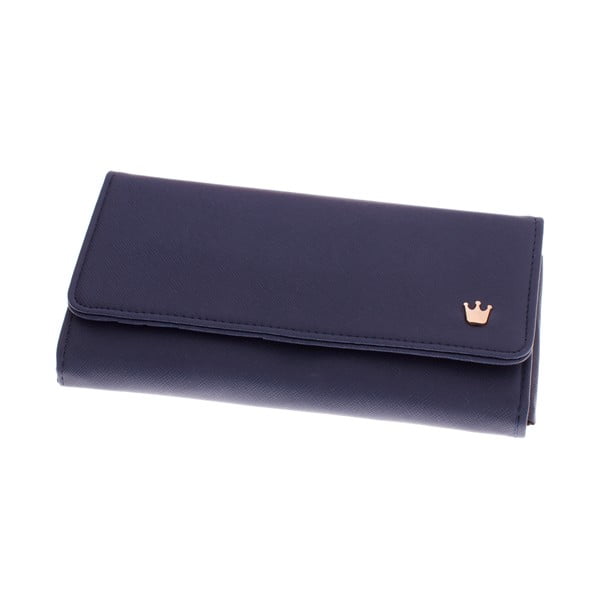 Dámska veľká peňaženka Queen, tmavo-modrá