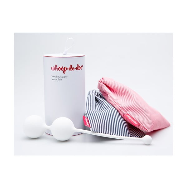 Biele dizajnové venušine guľôčky Whoop.de.doo, 65 g-image-4