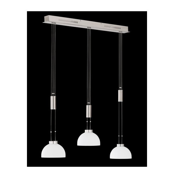 Čierne kovové LED stmievateľné závesné svietidlo Avignon – Fischer & Honsel-image-1