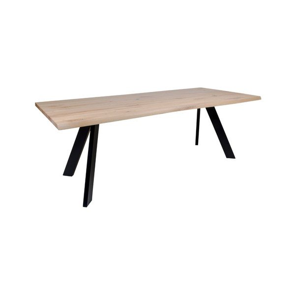 Jedálenský stôl z dubového dreva House Nordic Cannes White Oiled, 220 × 100 cm-image-1