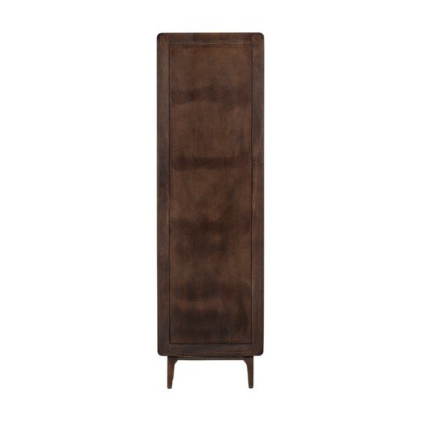 Skrinka z mangového dreva v tmavoprírodnej farbe 60x200x35 cm Liya – WOOOD-image-3