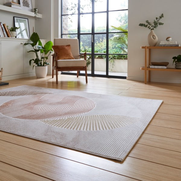 Ružovo-krémový koberec 120x170 cm Creation – Think Rugs-image-2