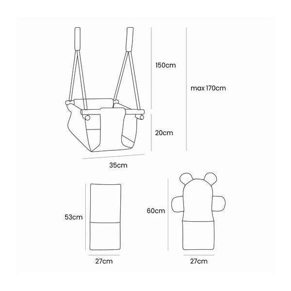 Detská hojdačka – Meowbaby-image-4