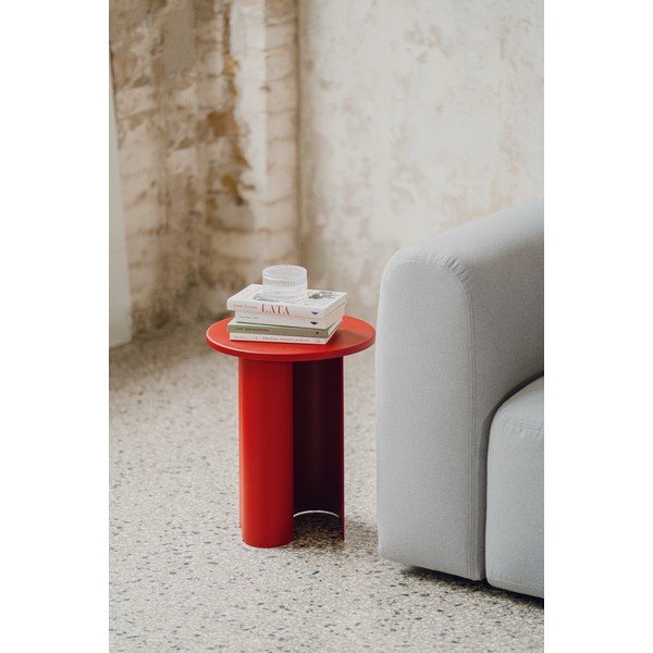 Kovový okrúhly odkladací stolík ø 35 cm Sato – noo.ma-image-2