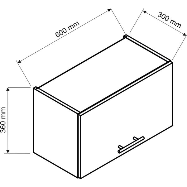 Horná kuchynská skrinka na digestor (šírka 60 cm) Brodie – STOLKAR-image-2