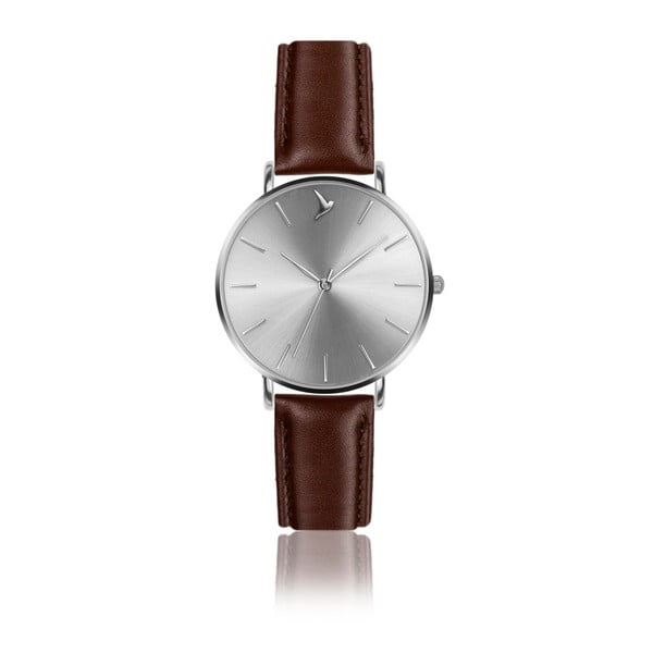 Dámske hodinky s hnedým remienkom z pravej kože Emily Westwood Luxury