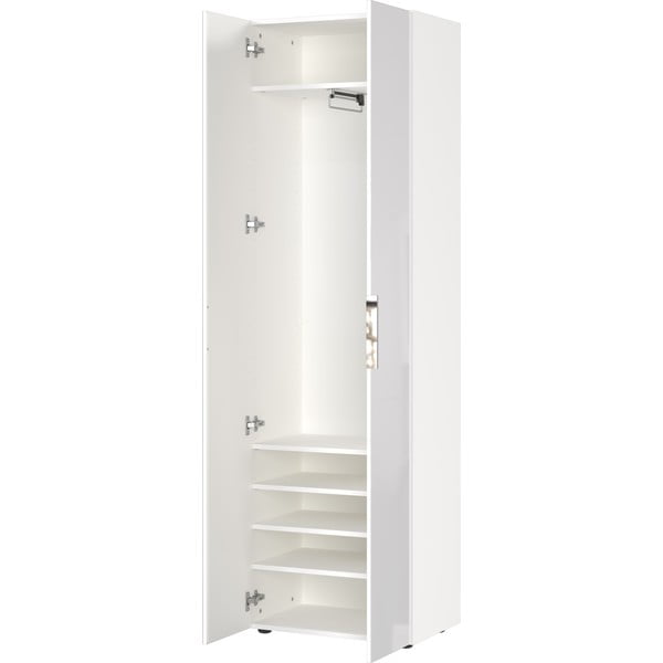 Biela šatníková skriňa 59x197 cm Genova – Germania-image-3
