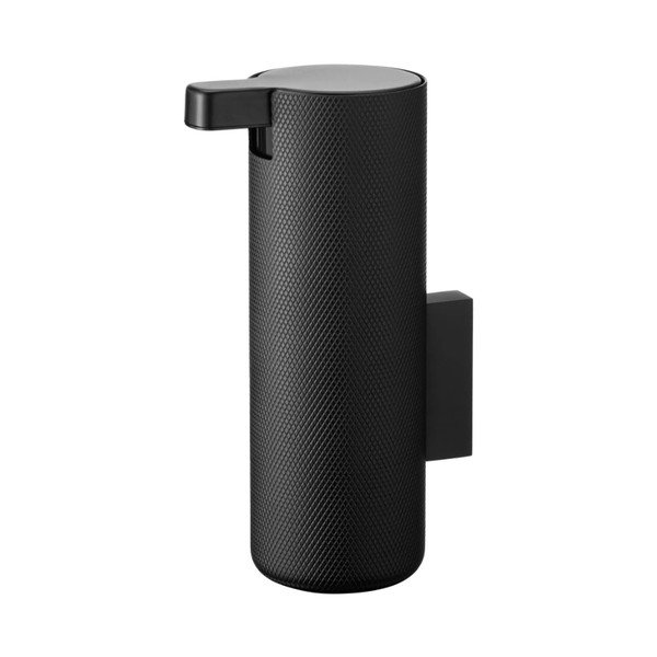 Čierny nástenný dávkovač mydla z nehrdzavejúcej ocele 165 ml Modo Rof – Blomus