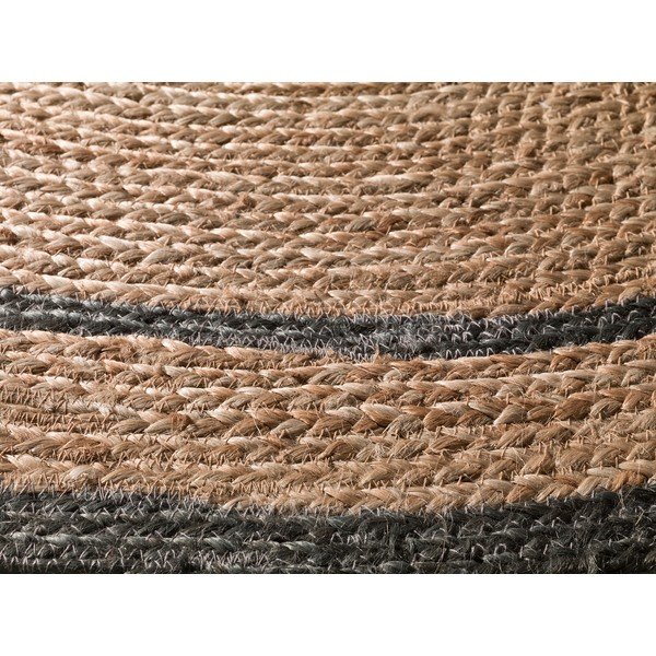 Sivo-prírodnej farbe okrúhly koberec ø 120 cm Mahon – Universal-image-2