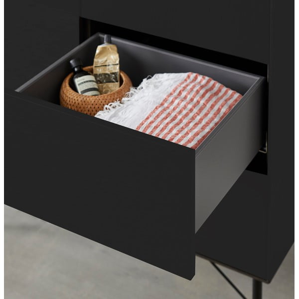 Čierna komoda Edge by Hammel-image-3