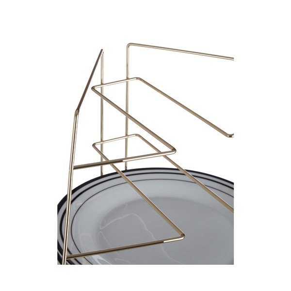 Kovová prídavná polička v zlatej farbe 37x25 cm Rowan – Premier Housewares-image-4