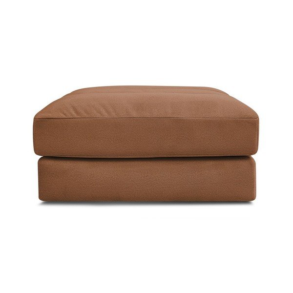 Oranžová zamatová podnožka Sierra – Bobochic Paris