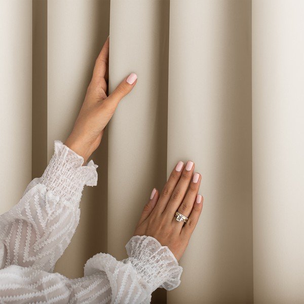 Krémový dimout záves 140x270 cm Carli – Restilo-image-3