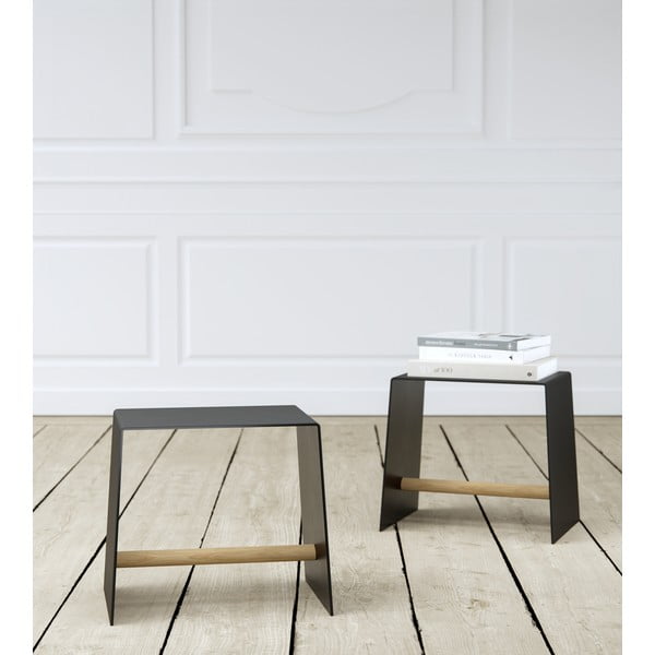 Čierna kovová stolička Bull – LIND DNA-image-1