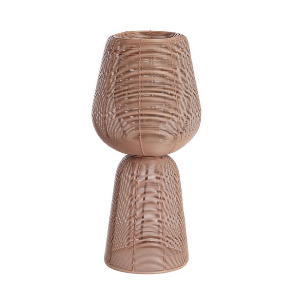 Svetločervená stolová lampa (výška 42 cm) Aboso – Light & Living