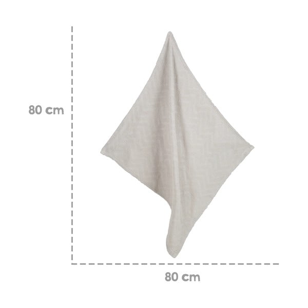 Svetlosivá pletená detská deka z bio bavlny 80x80 cm Lil Planet – Roba-image-4