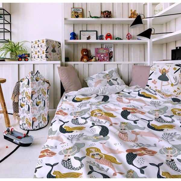 Detské obliečky z bavlneného saténu 200x140 cm Magic Creatures - Butter Kings-image-1