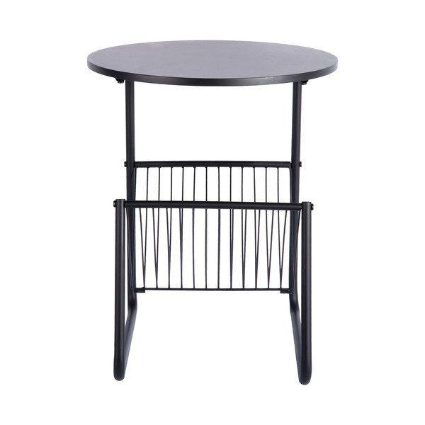 Kovový okrúhly odkladací stolík ø 40 cm Riqueza Revista – Leitmotiv-image-4